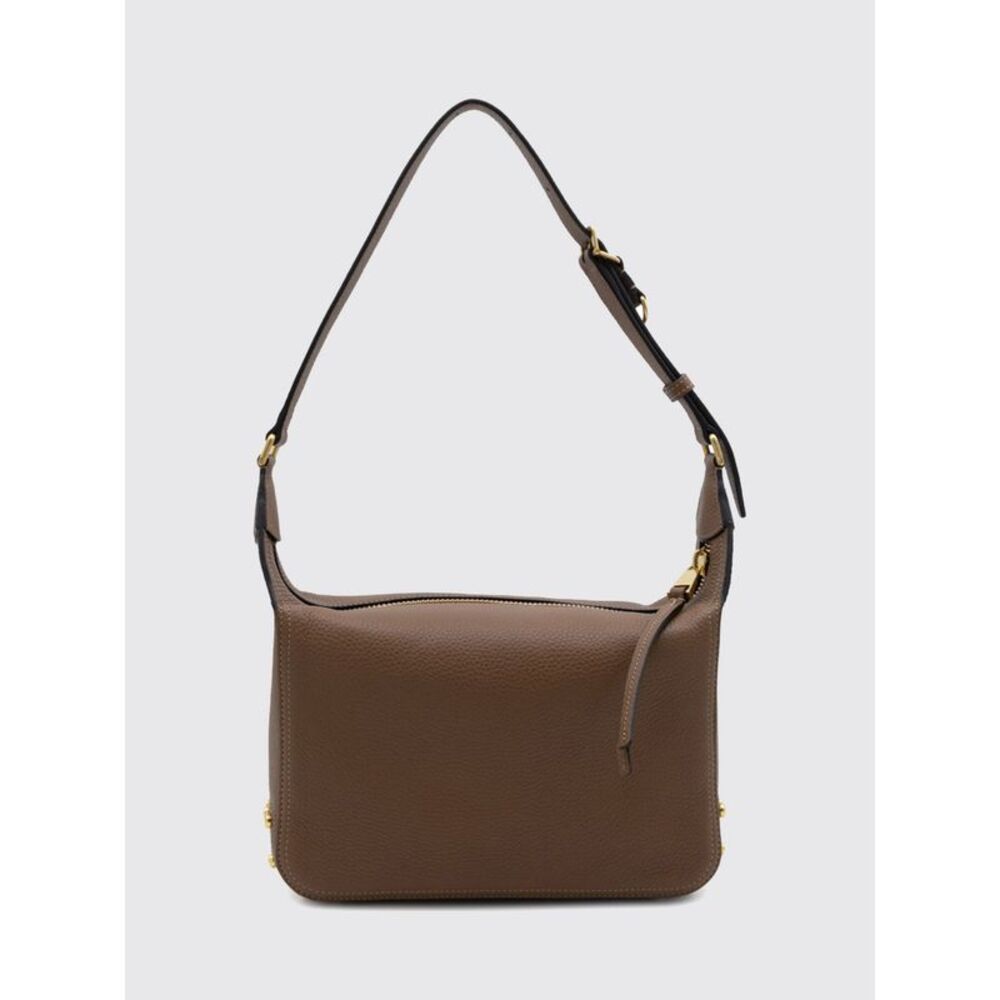 Tod's Women Tod's Metal Dots Hammered Leather Shoulder Bag With Embossed Logo